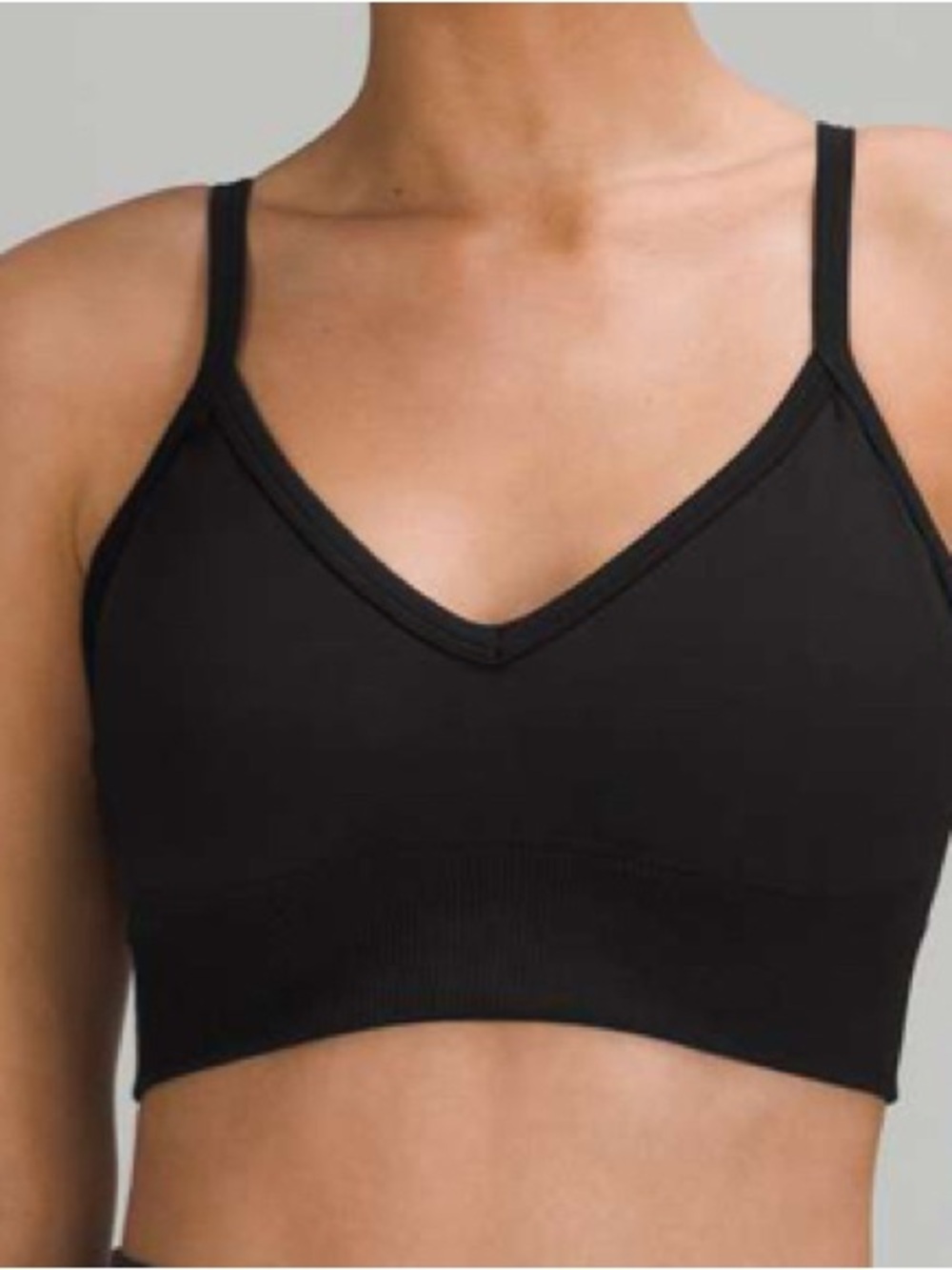 NWT Lululemon Ebb to Street Bra C/D Cup Black size 4